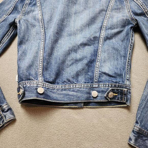 Aritzia Talula Women’s XSmall Denim Jean Jacket XS Extra Small - Picture 3 of 12